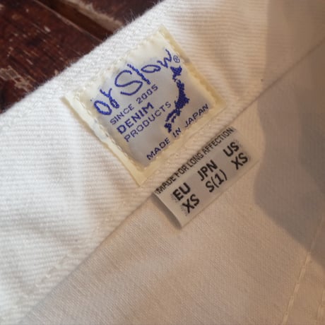 OrSlow  #107  IVY FIT  WHITE DENIM