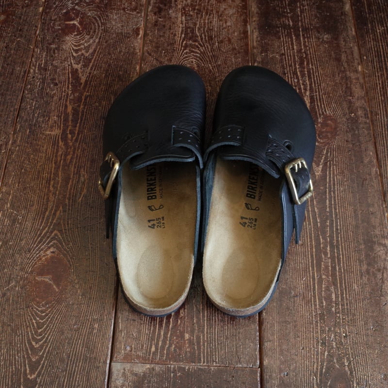 BIRKENSTOCK BOSTON BOLD NATURAL LEATHER 