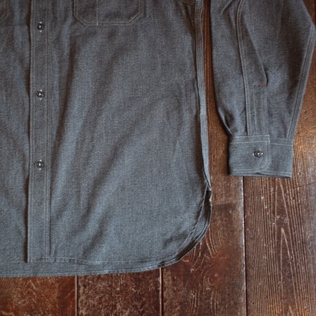 Nigel Cabourn  NEW MEDICAL SHIRT "SALT&PEPPER"