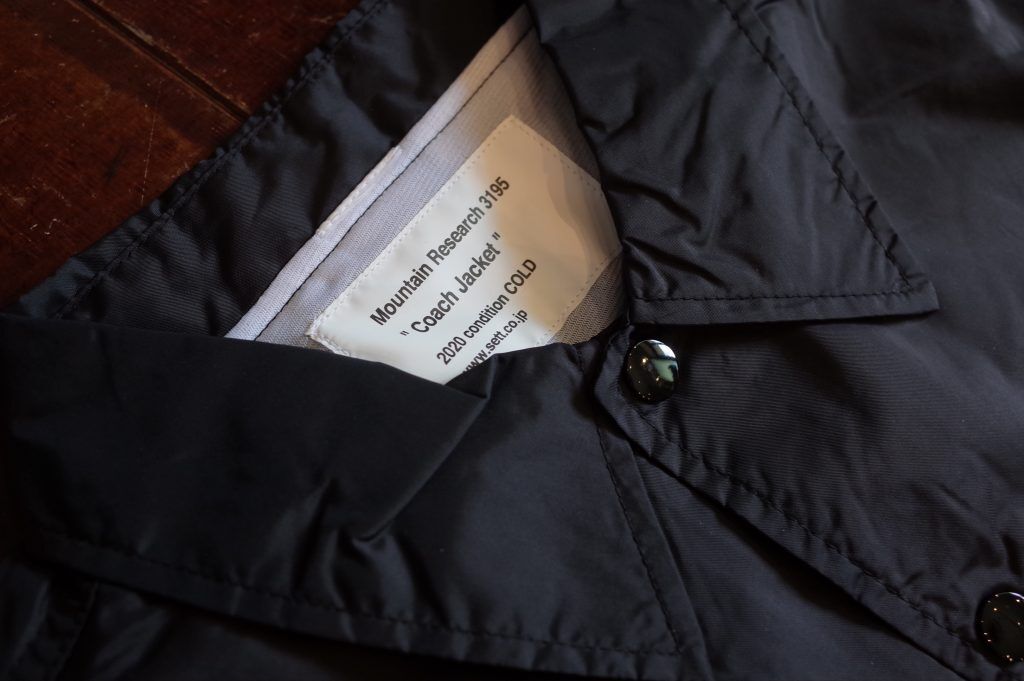MOUNTAIN RESEARCH # "COACH JACKET"   MAP