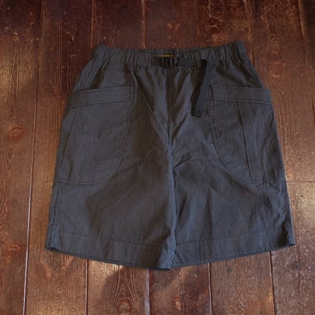 *A VONTADE  Fatigue Shorts / BLACK PLAID