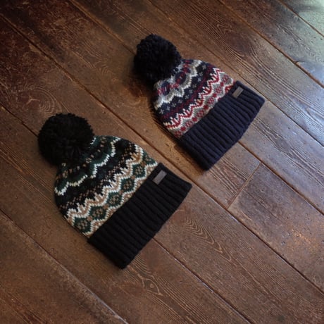 BARBOUR  Case Fairisle Beanie Hat