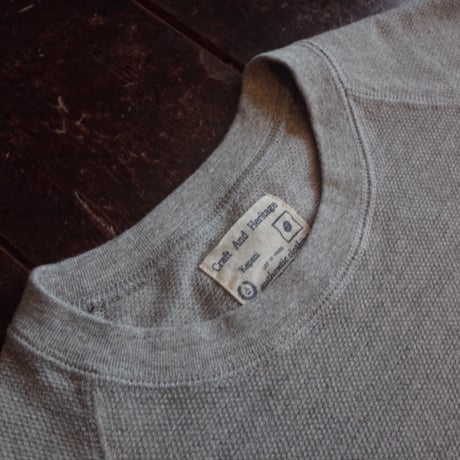 Kepani  ”RAFFY HEAVY WEIGHT PIQUE”  RAGLAN POCKET T