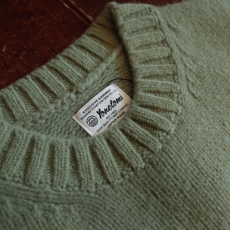 直売公式 Yonetomi SOFT LAMB WOOL KNIT P O - メンズ