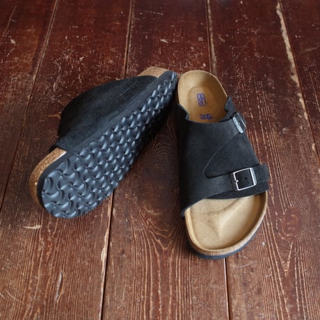 BIRKENSTOCK  ZURICH SUEDE LEATHER SOFT FOOTBED
