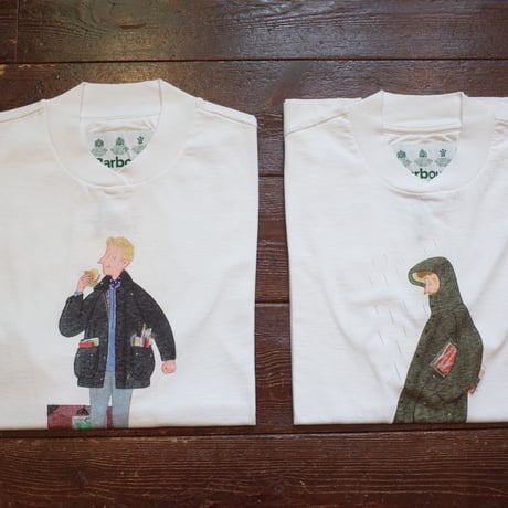 BARBOUR × MR.SLOWBOY  ARTIST TEE & WALK TEE