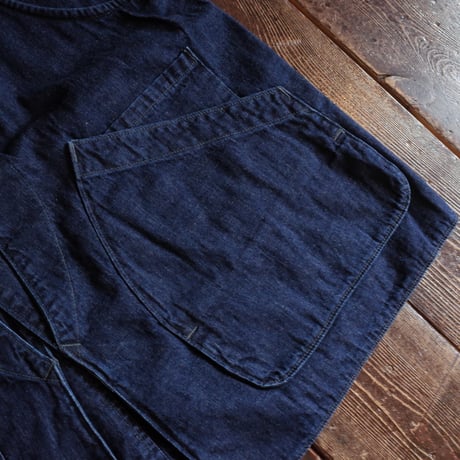 Post O' Alls  #3503 - 8DI  DEE Vest 2  8oz Denim Indigo Deep Wash