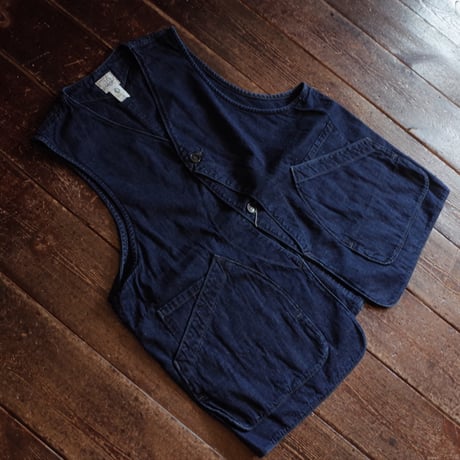 Post O' Alls  #3503 - 8DI  DEE Vest 2  8oz Denim Indigo Deep Wash