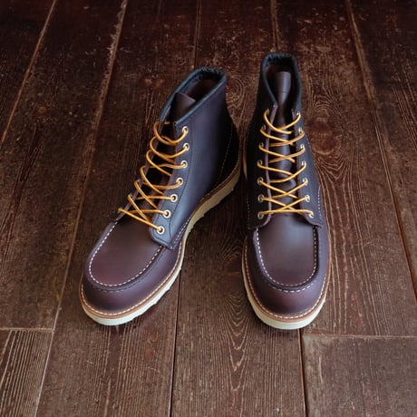 RED WING  #8847  6" CLASSIC MOC  "EXCALIBUR"  BLACK CHERRY