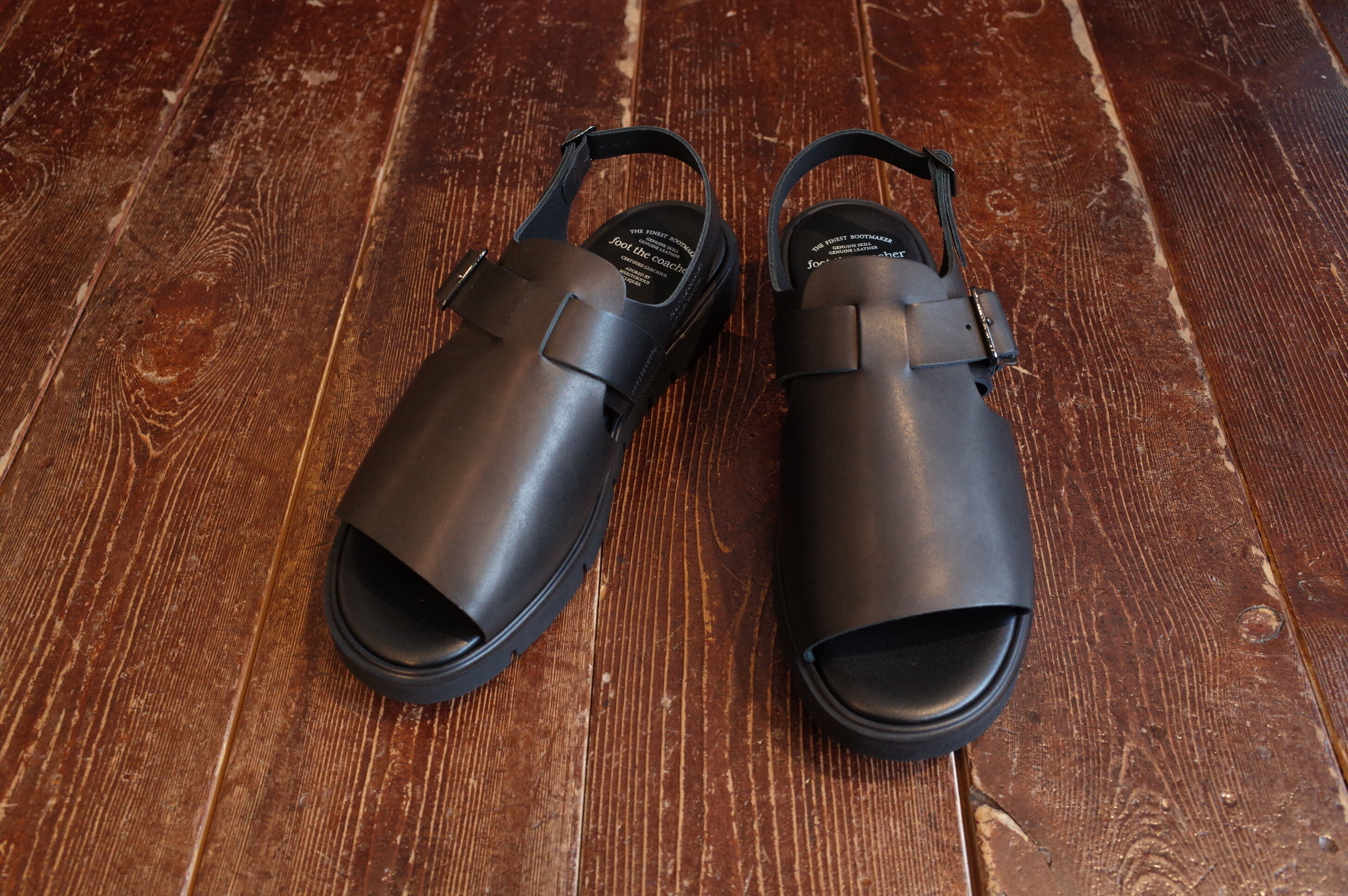 FOOT THE COACHER OPEN TOE SANDALS (GLOXI CU