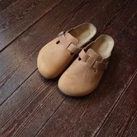 BIRKENSTOCK  BOSTON "OILED LEATHER"  COGNAC
