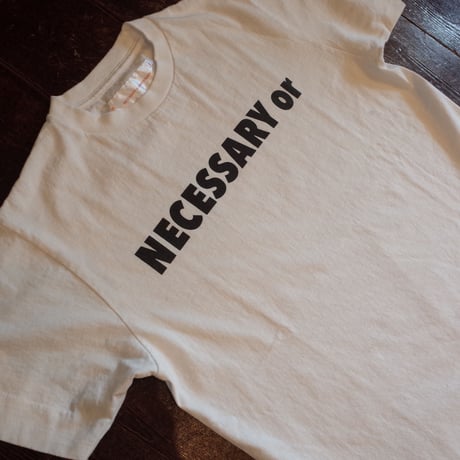 NECESSARY OR UNNECESSARY  NOUN T