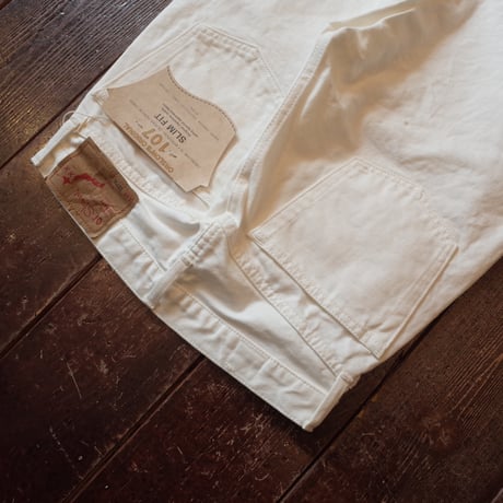 OrSlow  #107  IVY FIT  WHITE DENIM