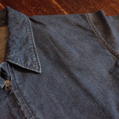 *A VONTADE  Denim ZIP Jacket  10oz Selvdge Denim