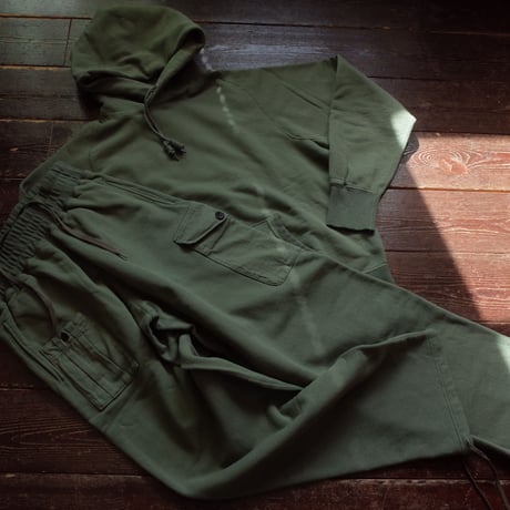 NIGEL CABOURN  FRENCH TERRY B.ARMY SWEAT PANT