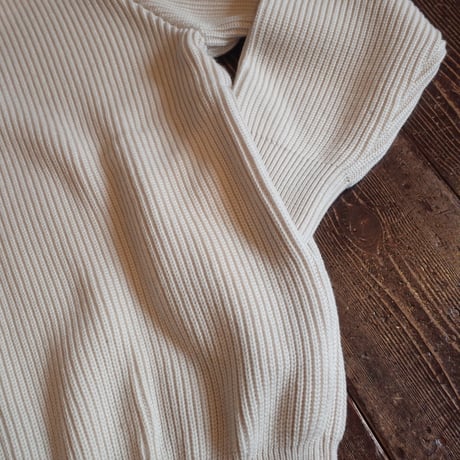Yonetomi  EX FINE WOOL RIB KNIT B/L