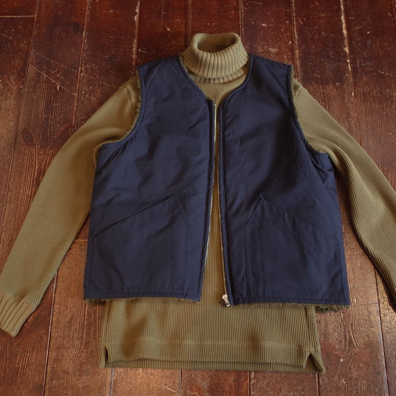 Nigel Cabourn REVERSIBLE DECK VEST | MAPS E-Shop