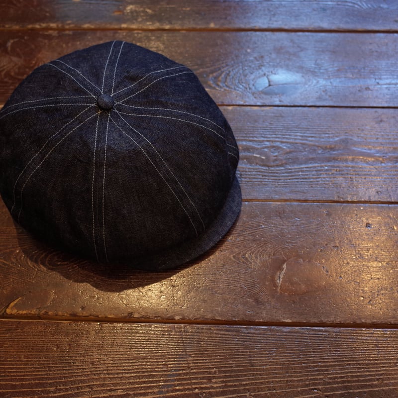 24SS【Nigel Cabourn】CASQUETTE - LINEN OX NIGEL CABOURN CASQUETTE - COTTON LINEN DENIM