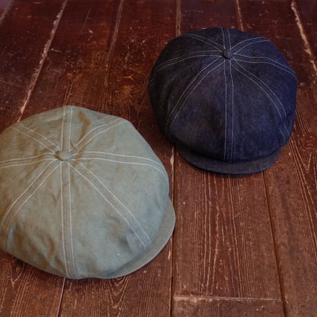 NIGEL CABOURN    CASQUETTE - COTTON LINEN DENIM