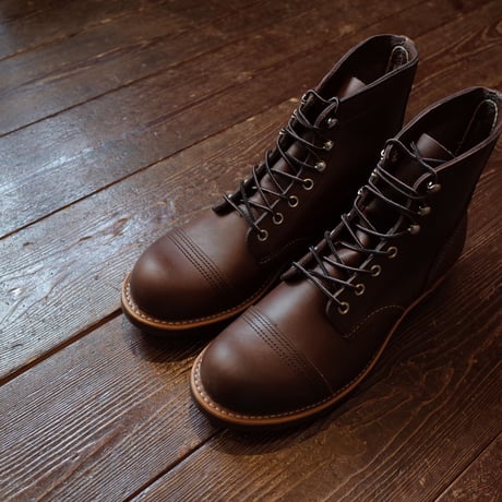RED WING   #8111  "IRON RANGER"  Amber Harness