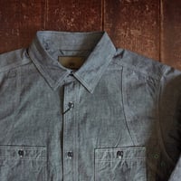 Nigel Cabourn  NEW MEDICAL SHIRT  INDIGO