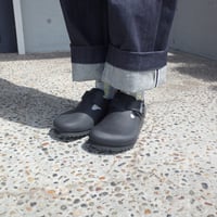 BIRKENSTOCK  LONDON "OILED LEATHER" BLACK