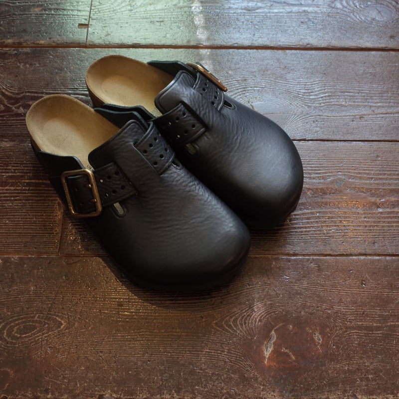 BIRKENSTOCK BOSTON BOLD NATURAL LEATHER 