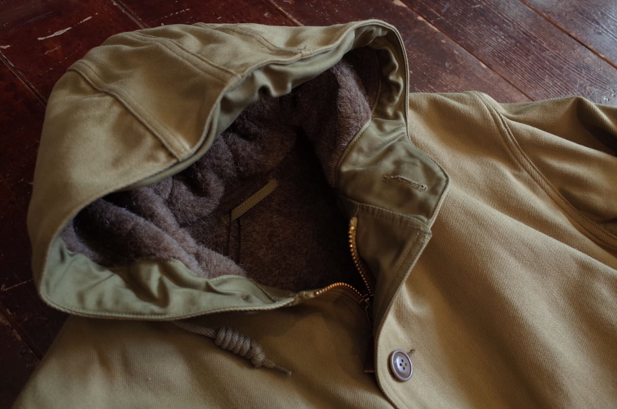 NIGEL CABOURN N-2 DECK REVERSIBLE COAT - HALFT...