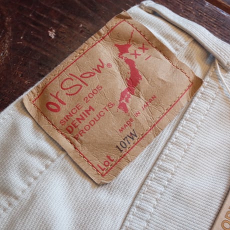 orSlow  107 COTTON PIQUE IVY FIT PANTS