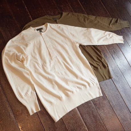 Nigel Cabourn   50s HENLEY NECK SHIRT