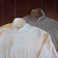 Yonetomi    NEW BASIC GARMENT DYE T-SHIRT (Turtle Neck)