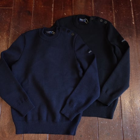 SAINT JAMES   CANCALE / PLAIN BUTTON SWEATER