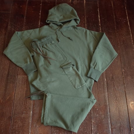 NIGEL CABOURN  FRENCH TERRY B.ARMY SWEAT PANT