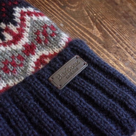 BARBOUR  Case Fairisle Beanie Hat