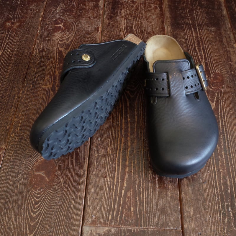 BIRKENSTOCK BOSTON BOLD NATURAL LEATHER 