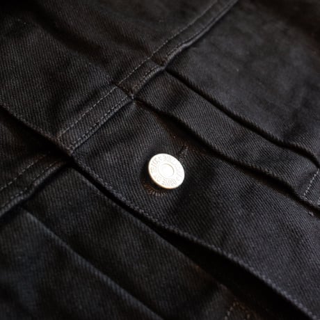 *A VONTADE  WW2 DENIM JACKET  13.5OZ SELVEDGE DENIM / BLACK