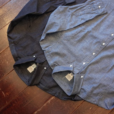 Post O' Alls  #1283 POST BD2  classic chambray & light denim
