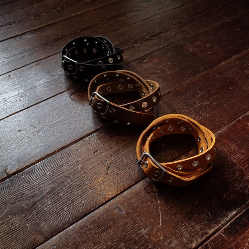 BRU NA BOINNE モアホールベルト ブラック BRU NA BOINNE (ブルーナボイン) モアホールベルト