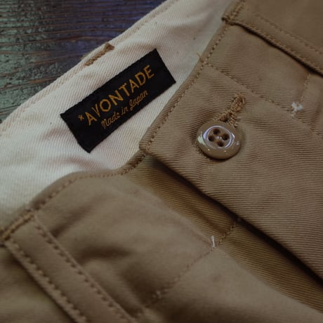 *A VONTADE  Type 45 Chino Trousers -Wide Fit-