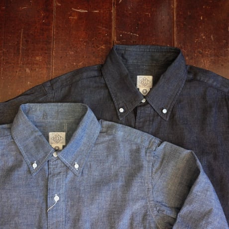 Post O' Alls  #1283 POST BD2  classic chambray & light denim