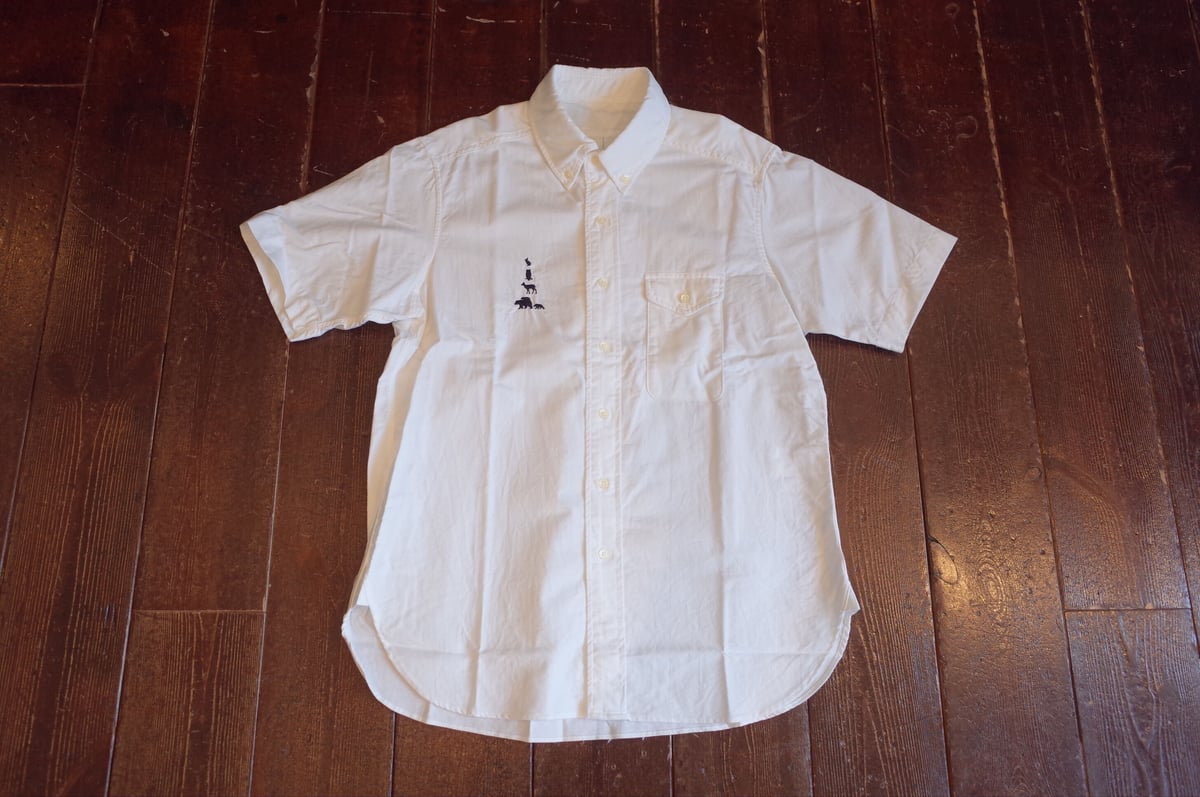 【Mountain Research 】 半袖シャツ ホワイト XL】MOUNTAIN RESEARCH 等高線 Tシャツ 白 ホワイト 半袖 - メルカリ