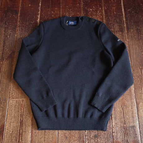 SAINT JAMES  CANCALE Ⅱ  PLAIN SHOULDER BUTTON SWEATER