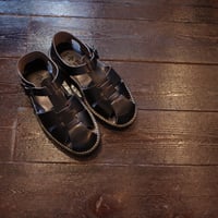 NIGEL CABOURN  "DISCOUNT" LEATHER GRUKHA SANDAL
