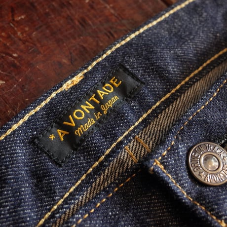 *A VONTADE  5Pocket Jeans -Slim Fit-  13.5OZ BROWN ORGANIC COTTON SELVEDGE DENIM