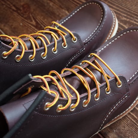 RED WING  #8847  6" CLASSIC MOC  "EXCALIBUR"  BLACK CHERRY