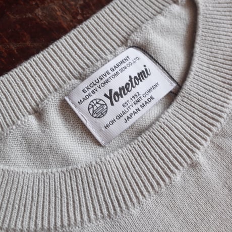 Yonetomi  HIGH TWIST COTTON KNIT P/O