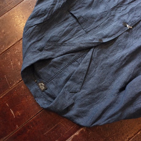 orSlow  SIMPLE LIGHT JACKET / INDIGO CHECK
