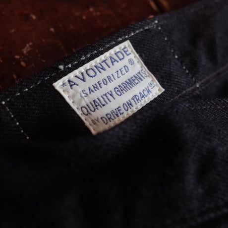 *A VONTADE  5Pocket Jeans - Regular Fit-  13.5Oz Selvedge Denim Black