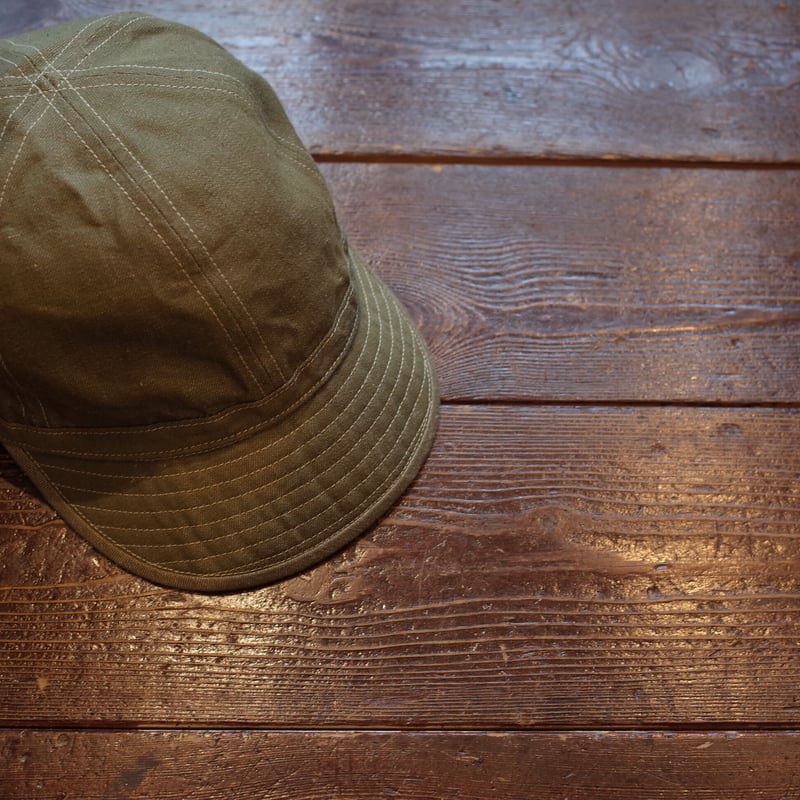 NIGEL CABOURN DECK CAP COTTON LINEN DENIM | MA