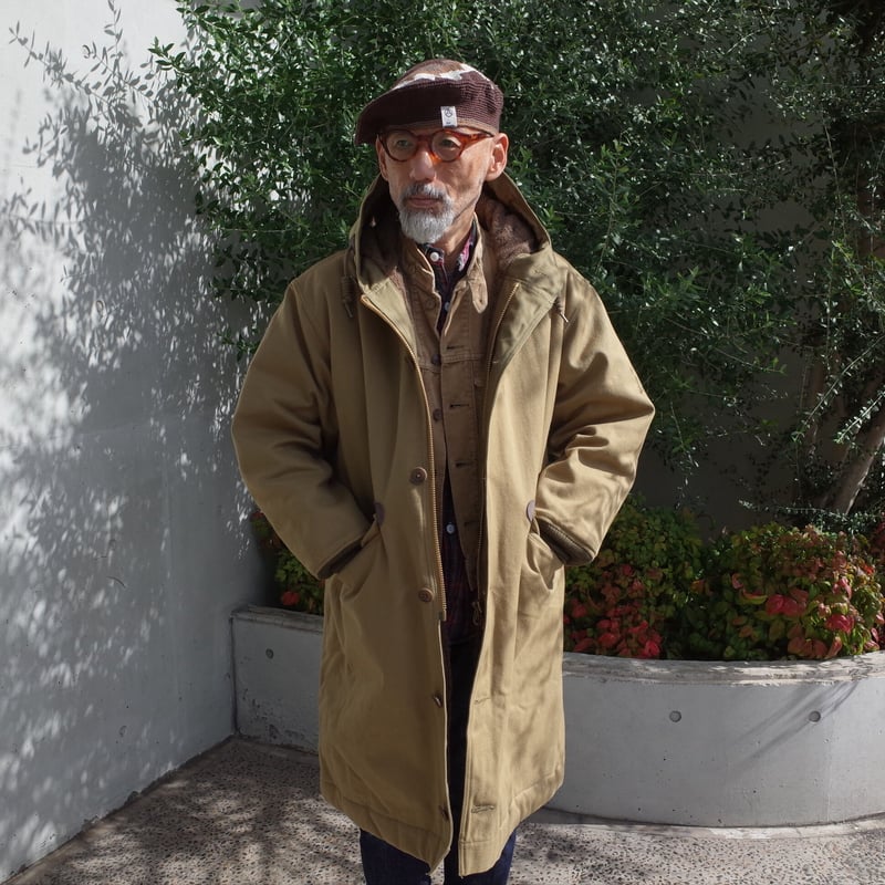 皮革部分牛革​Nigel Cabourn N-2 Deck Reversible COAT